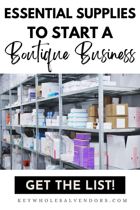 Dive into our guide Essential Supplies for Launching a Successful Online Boutique"! Discover essential tools, top-notch supplies, and insider tips to build a thriving online boutique from the ground up. Don't let your dreams stay dreams - make them your beautiful business reality. Let's start this exciting journey together. How To Start A Small Boutique Business, How To Start Online Boutique, Clothing Boutique Interior Design Modern, Online Boutique Inventory Storage, How To Start Your Own Boutique, How To Start A Online Boutique, Online Boutique Tips, Boutique Start Up Checklist, Starting Boutique Business