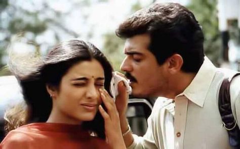 Ajith and Tabu Ajith Kumar Aesthetic, Kandukonden Kandukonden Ajith, Keith Urban Lyrics, Famous Child Actors, Ajith Kumar, History Pics, Guess The Movie, Best Actress Award, Movie Pic