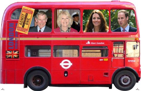 London Double Decker Red Bus Cardboard Cutout - www.lifesizecutouts.com.au - Free Standard shipping in Metro areas - Australia Only - Express or Click & Collect also available at checkout - Custom Lifesize Cutouts, Celebrity Lifesize Cutouts, Party Props, Custom Cutout Masks, Celebrity Masks, Instagram Selfie Frames Double Decker Bus, Bus Cardboard, Cardboard Head, Celebrity Mask, Red Bus, Cardboard Cutout, Instagram Selfie, Party Props, Spice Girls