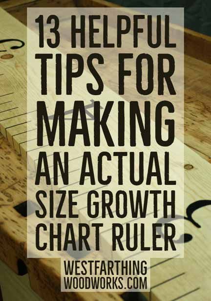 This is 13 Helpful Tips for Making an Actual Size Ruler Growth Chart. In this post, I’ll share everything you need to know about how to make a growth chart Wooden Ruler Growth Chart, Growth Ruler, Wooden Growth Chart, Growth Chart Ruler, Simple Woodworking Plans, Woodworking Books, Woodworking For Kids, The Heights, Woodworking Guide