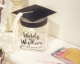 Graduation Party Ideas, Graduation Advice, Graduation Words Of Wisdom, Graduation Wishes, Graduation Party Decorations, Advice Cards Graduation Words Of Wisdom, Graduation Advice Cards, Graduation Wishes, Advice Jar, Graduation Words, Advice For The Graduate, Senior Graduation Party, Graduation Party High, Graduation Open Houses