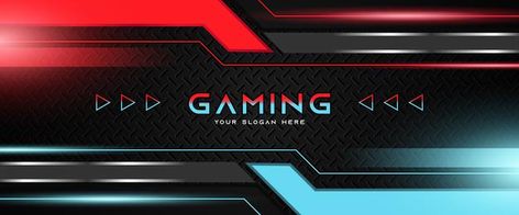 Futuristic light red and blue gaming hea... | Premium Vector #Freepik #vector #banner #abstract #texture #technology Cute Youtube Banner Backgrounds 1024x576, Game Banner Design, Minecraft Youtube Banner, Gaming Youtube Banner, Banner Gaming, Gaming Background, Technology Design Graphic, Best Banner Design, Nerd Games