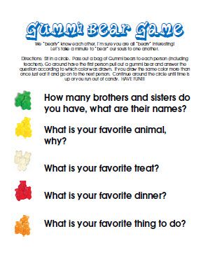 Gummi Bear Game Gummy Bear Game, Peer Coaching, Higher Education Student Affairs, Preteen Ministry, Trek Ideas, Reading Buddies, Victoria Lynn, Get To Know You Activities, Bears Game