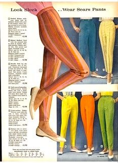 Sears S/S 1962 | barbiescanner | Flickr 60s Pants, 1965 Fashion, 1960s Pants, 60s Fashion Women, Hip Huggers, 60's Style, Fashion 1960s, Vintage Trousers, Early 60s