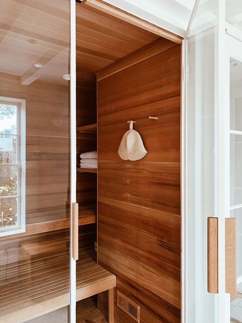 Sauna Bathroom Ideas, Sauna Bathroom Design, Basement Sauna, Sauna Shower, Diy Sauna, Sauna Diy, Her Bathroom, Dry Sauna, Indoor Sauna