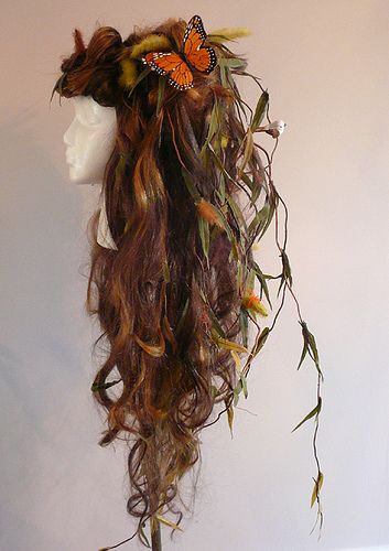 mother nature hair-"do"  -- Cool! Nature Costume, Willow Tree Art, Mother Nature Costume, Matka Natura, Ren Fest, Theme Nature, Fairy Hair, Elf Costume, Halloween 2024