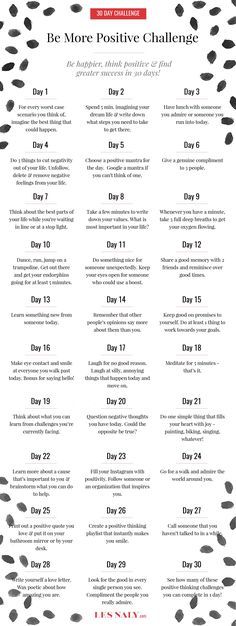 30 Day Be More Positive Challenge: Be Happier, Think Positive, & Find Greater Success in 30 Days! - Les Naly Positive Thoughts, Self Esteem, Positive Challenge, Rock Pictures, Be More Positive, Happier Life, Visual Statements, Feeling Down, Self Development