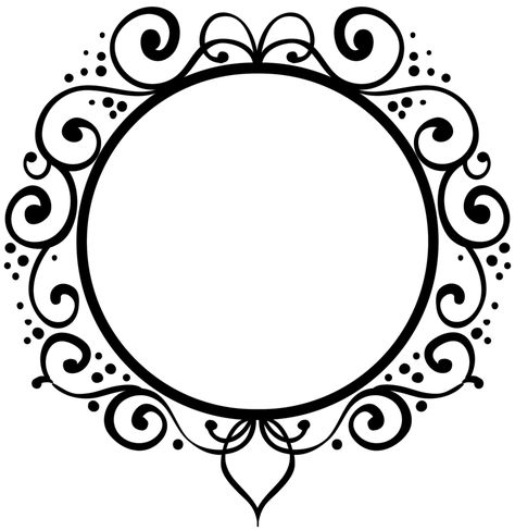 Circle Frame Border Mandalas, Decorative Circle Border, Circle Border Design Frames, Circle Border Designs For Projects, Round Border Frame, Logo Border, Round Border, Vine Border, Circle Borders