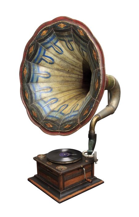 Beautiful phonograph horn. Record Players, Vintage Record Player, Music Machine, Old Radios, Trik Fotografi, Vintage Radio, Retro Home Decor, Record Player, Objet D'art