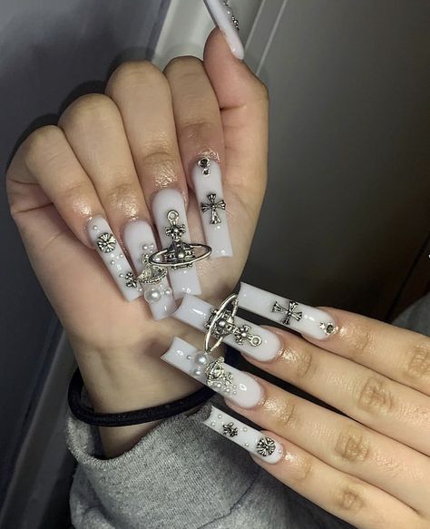 Instagram, Nails, Nail Designs, Chrome Nails, Cartier Love Bracelet, You Nailed It, Bangles, On Instagram, Quick Saves