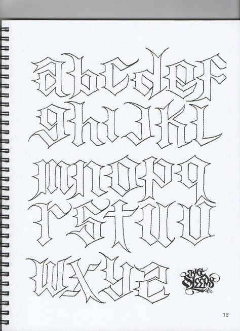 Lettrage Chicano, Tattoo Lettering Alphabet, Graffiti Alphabet Styles, Graffiti Lettering Alphabet, Lettering Styles Alphabet, Typographie Inspiration, Tattoo Lettering Design, Graffiti Art Letters, Chicano Lettering
