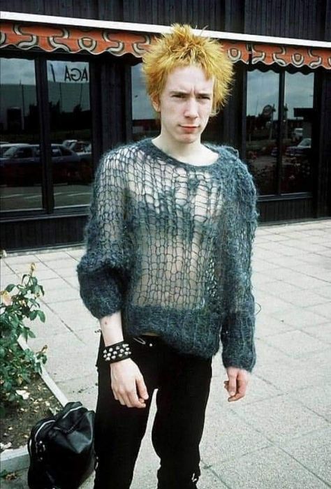 Johnny rotten Sweden 77 Jonny Rotten, John Lydon, Mohair Jumper, 70s Punk, Johnny Rotten, 80s Celebrities, Sid Vicious, Here's Johnny, Punk Inspiration