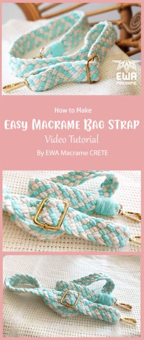 4 DIY Macrame Adjustable Bag Strap Free Tutorial Ideas – Macrame, the art of knotting cords in patterns, has seen a resurgence in recent years, bringing a touch of handmade ... Read more Macrame Purse Strap Diy, Macrame Lanyard Diy, Macrame Purse Strap, Macrame Flamingo, Macrame Bag Strap, Macrame Turtle, Keychain Diy Easy, Flamingo Keychain, Diy Bag Strap
