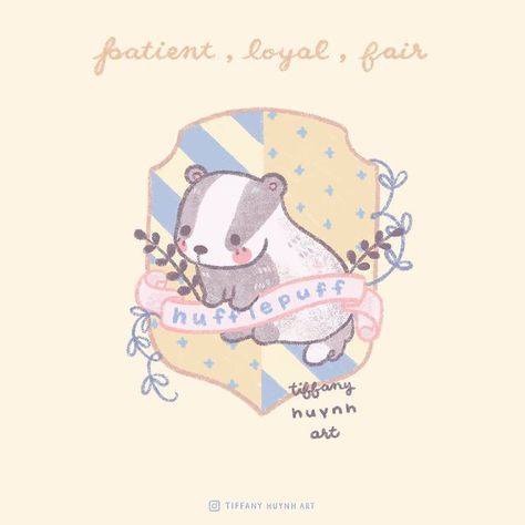 Tiffany Huynh 🌎 (@tiffanyhuynhart) • Instagram photos and videos Kawaii, Hufflepuff Drawing, Cute Hufflepuff, Kawaii Harry Potter, Hufflepuff Common Room, Harry Potter Professors, Harry Potter Art Drawings, Harry Potter Illustrations, Cute Harry Potter