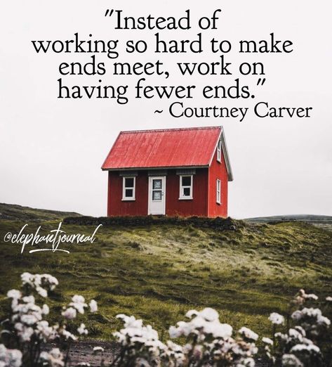 Courtney Carver Food For Thought, Daily Motivation, Courtney Carver, Minimalist Inspiration, Inspirational Thoughts, Minimalist Living, Good Notes, Powerful Words, Simple Life