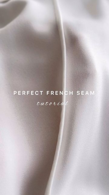 S E W I N G & P A T T E R N S on Instagram: "French seam tutorial ✨ You guys love these tutorials so here is another one. French seam is perfect if you don’t have an overlocker, but honestly I think that French seam look much more neater then overlocked seams, so when I can I use this technique. Save for later 🤍 #sewingtips #tipsandtricks #sewingproject #sewingpatterns #sewingtutorial #frenchseam #sewingtechniques #patterndesign #patternmaking #sewingblogger" Sewing Techniques, Couture, French Seam Tutorial, Save For Later, Dress Designer, French Seam, Another One, Designer Wedding Dresses, Pattern Making