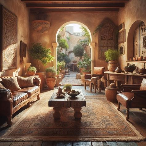 Mediterranean Living Room Rustic Furniture Ancient Home Design, Mediterranean Bloxburg, Italian Mediterranean Homes, Mediterranean Living Room Ideas, Distressed Leather Sofa, Mediterranean Furniture, Wood Bending, Mediterranean Living Room, Italian Living Room