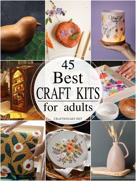 Craft Kit Ideas For Adults, Activity Kits For Adults, Mother’s Day Crafts From Adults, Sophisticated Crafts For Adults, Crafty Projects For Adults, Craft Ideas For Adults Room Decor, Fun Crafts Adults, Girlfriend Crafts Night, Creative Crafts Ideas