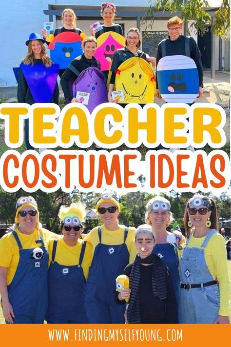 teacher book week costumes Diy Bookweek Costumes Ideas Boys, Book Week Costume Ideas For Teachers, Book Week Ideas Costumes, Teacher Team Book Character Costumes, Teachers Book Week Costumes, Storybook Parade Costumes For Teachers, Book Week Teacher Costume Ideas, Book Week Group Costumes, Book Character Dress Up For Teachers