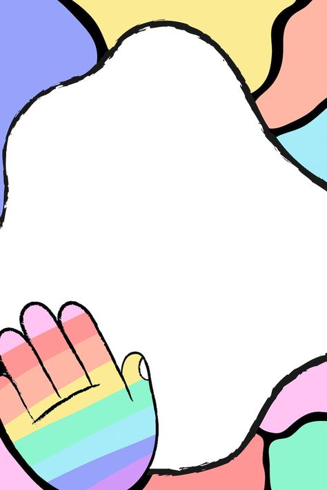 Pastel, Lgbtq Design Poster, Lgbtq Doodles, Lgbtq Background, Lgbt Background, Lgbtq Design, Rainbow Border, Rainbow Cartoon, Lgbtq Rainbow