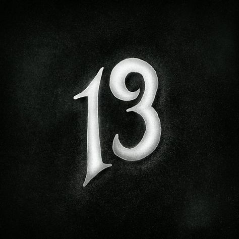 Drawing of number thirteen in procreate 03 Number Logo, 13 Drawing Number, Thirteen Drawing, Thirteen Number, 13 Font, 13 Aesthetic, Lucky Number 13, Number Wallpaper, Number Nine
