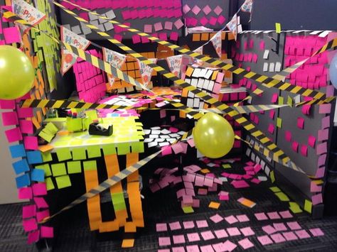 Birthday Cubicle Decorations. Birthday Cubicle Decorations, Birthday Decorations Office, Cubicle Birthday Decorations, Office Birthday Decorations, Diy Cubicle, Birthday Pranks, Cubicle Decorations, Office Christmas Gifts, Boss Christmas Gifts