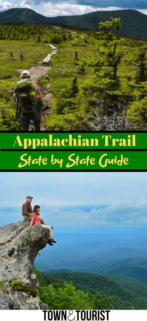 Appalachian Trail Georgia, Appalachian Trail Gear, Couples Nature, Appalachian Trail Map, Mount Katahdin, Appalachian Trail Hiking, The Appalachian Trail, Hiking Pictures, Thru Hiking