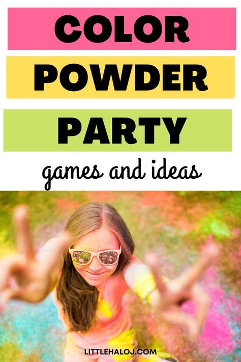 Fun Run Game, Color Run Powder, Paint Party Invitations, Color Wars, Paint Games, Youth Games, Movie Night Party, Color Party, Back To School Party