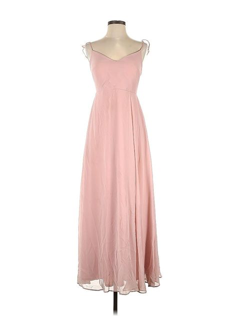 Birdy Grey Casual Dress Size: X-Small Pink Dresses - used. 100% POLYESTER, Bridesmaid, Sweetheart, Long, Sleeveless | Birdy Grey Casual Dress - Bridesmaid: Pink Dresses - Used - Size X-Small Bridesmaid Dresses, Bridesmaid Pink Dresses, Birdy Grey, Pink Dresses, Birdy, Casual Dresses For Women, Pink Dress, Casual Dresses, Casual Dress