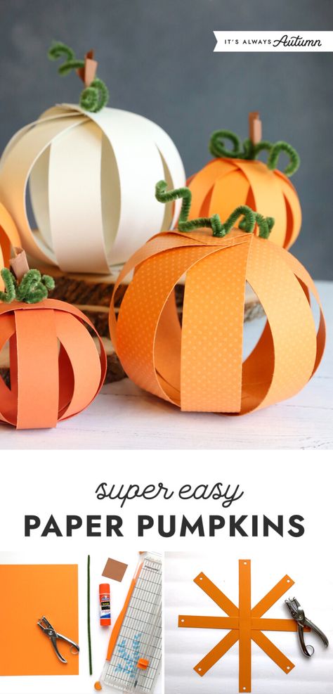 Halloweenpyssel Barn, Halloween Kita, Quick Halloween Crafts, Halloween Kunst, Dekorasi Halloween, Halloween Infantil, October Crafts, Construction Paper Crafts, Halloween Paper Crafts