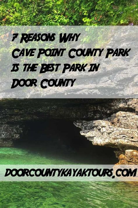 Woman Cave, Woman Cave Ideas, Cliff Jumping, Door County Wisconsin, Hiking Photography, Water Background, Wisconsin Travel, Kayak Tours, In Door