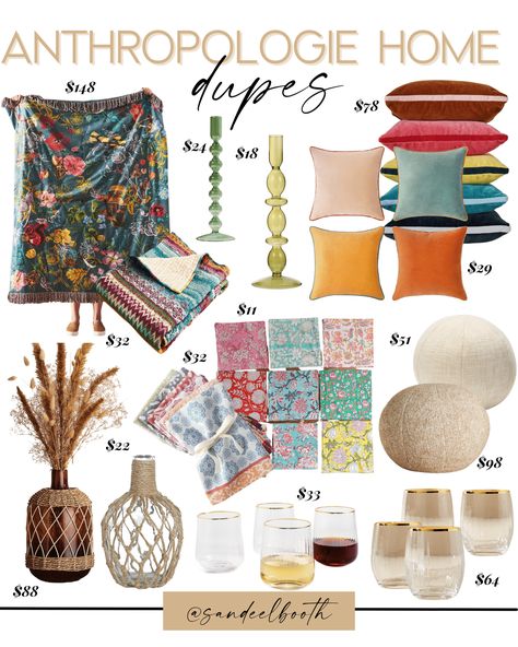 Anthropologie Rug Living Room, How To Decorate Like Anthropologie, Eclectic Amazon Finds, Anthropologie Style Bedroom, Amazon Eclectic Decor, Anthropologie Mantle Decor, Anthro Inspired Bedroom, Anthropology Inspired Bedroom, Anthropology Living Room Ideas