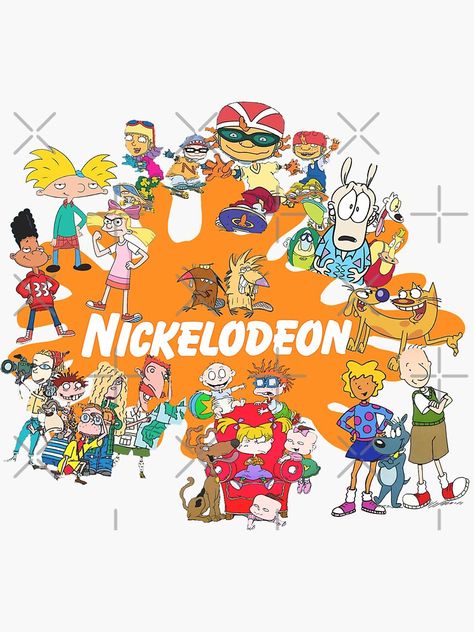 Nickelodeon Cartoon Characters, 90s Nickelodeon Cartoons, Cartoon Network 90s, Nickelodeon Characters, Cartoons 1990s, 90s Nickelodeon, 90s Cartoon Shows, 90s Cartoon Characters, Geek Poster