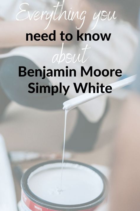 You may already know that Simply White (OC-117) from Benjamin Moore is a favorite among design professionals. It was even the 2016 Benjamin Moore Color of the Year and still reigns as one of the best white paint colors among homeowners. But just because it’s one of the most popular whites doesn’t mean that it will work for everyone, so how can you determine if Simply White is right for you? Honed Quartz Countertops, Benjamin Moore Simply White, White Benjamin Moore, Benjamin Moore Advance Paint, Decorators White Benjamin Moore, Living Room Rug Placement, Diy Home Upgrades, Custom Entertainment Center, Installing Recessed Lighting