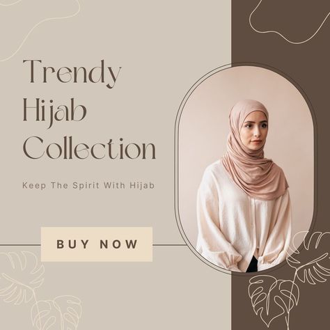 Hijab Flyer Design, Hijab Poster Design, Hijab Logo Design Branding, Hijab Fashion Design, Hijab Fashion Inspiration Instagram, Hijab Logo, Shop Banner Design, Hijab Shop, Linen Dress Pattern