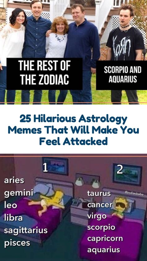 25 Funny Astrology Memes so Accurate They Feel like Attacks Do you live for a relatable astrology meme? We have rounded up some of the most biting ones on the internet for your enjoyment. Aquarius Funny, Funny Astrology, Astrology Humor, Aquarius Truths, Aries And Gemini, Pisces And Aquarius, Moon Reading, Funny Mom Memes, Zodiac Funny