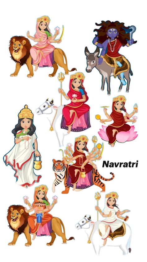 Navratri Nav Durga Collage Collage, Spirituality, Nav Durga