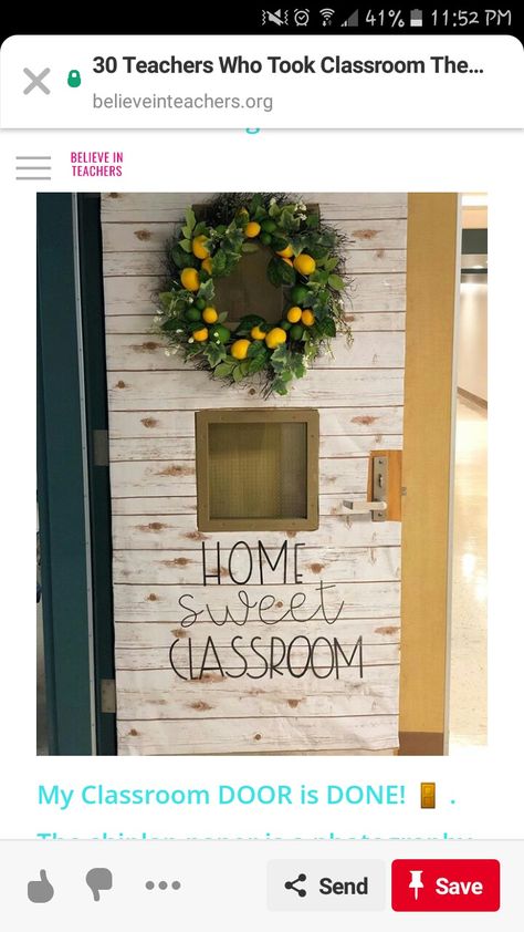 Home Sweet Classroom, Plants Classroom, Classroom Arrangement, Classroom Makeover, Modern Classroom, Teacher Doors, School Doors, Elementary Classroom Decor, Classroom Signs