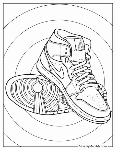 Kawaii, Shoe Coloring Pages, Colouring Sheets For Adults, Coloring Pages For Teenagers, Printables Coloring Pages, Boy Coloring, Kid Coloring Page, School Coloring Pages, Easy Coloring