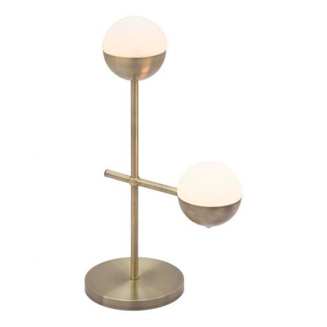 56050 - Waterloo Table Lamp White & Brushed Bronze Mid Century Light, Table Lamp White, Lamp Ideas, Mid Century Table Lamp, Bronze Table Lamp, Autumn Table, Contemporary Table Lamps, Table Lamps For Bedroom, Style Table