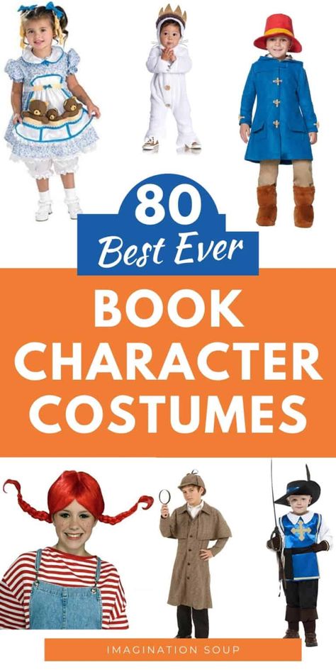 Story Book Characters Costumes, Dress Up Movie Characters, Dress Like Favorite Book Character, Storybook Dress Up Day, School Character Day Ideas, Story Book Costumes For Kids, Easy Story Book Character Costumes, Preschool Book Character Costumes, Favorite Book Character Costume