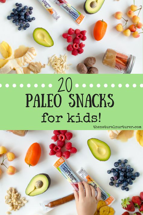 20 Paleo Snacks for Kids! Got hungry kids? Grab one of these nutrient dense snacks and help keep those hangries at bay in a healthful way! #paleo #paleokids #healthysnacks #paleosnacks Paleo Snacks For Kids, Paleo Kids, Paleo Snack, Paleo For Beginners, Paleo Lifestyle, Paleo Lunch, Snacks For Kids, Easy Homemade Recipes, Paleo Snacks