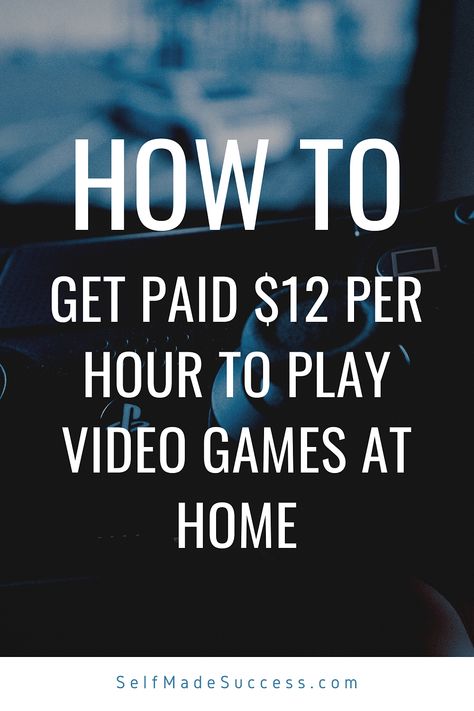 Get Paid $12 per Hour to Play Video Games at Home Get Paid To Play Video Games, Games At Home, Game Tester Jobs, Job Page, Test Games, Work From Home Careers, Saving Strategies, Money Apps, Play Video Games