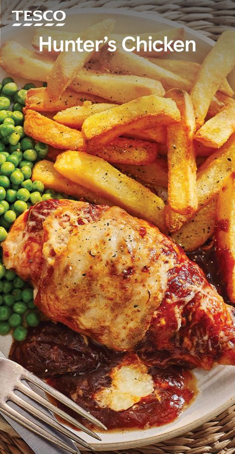 Hunters Chicken Recipe, Hunters Chicken, British Cooking, Chicken Meatball Recipes, Chicken Crockpot Recipes Easy, Food Hunter, Tesco Real Food, Oven Chicken, Hunter S