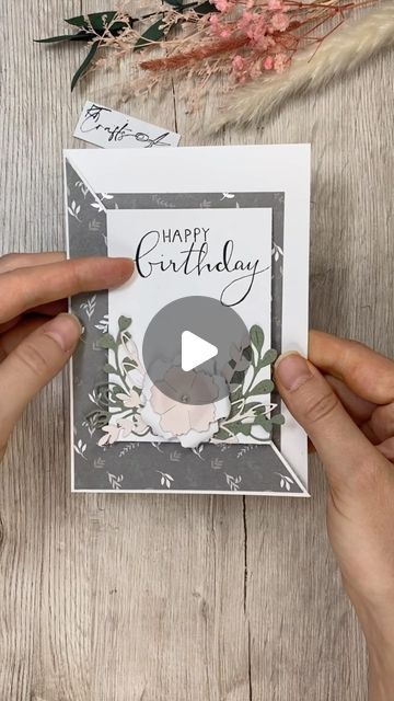 Ideas For Card Making, What To Do With Old Birthday Cards, Fancy Folded Cards, Diagonal Fun Fold Card, Inside Card Design, Katharina Tarta Crafts, Fun Cards To Make, Beautiful You Stampin Up Cards, Birthday Card Ideas With Photos