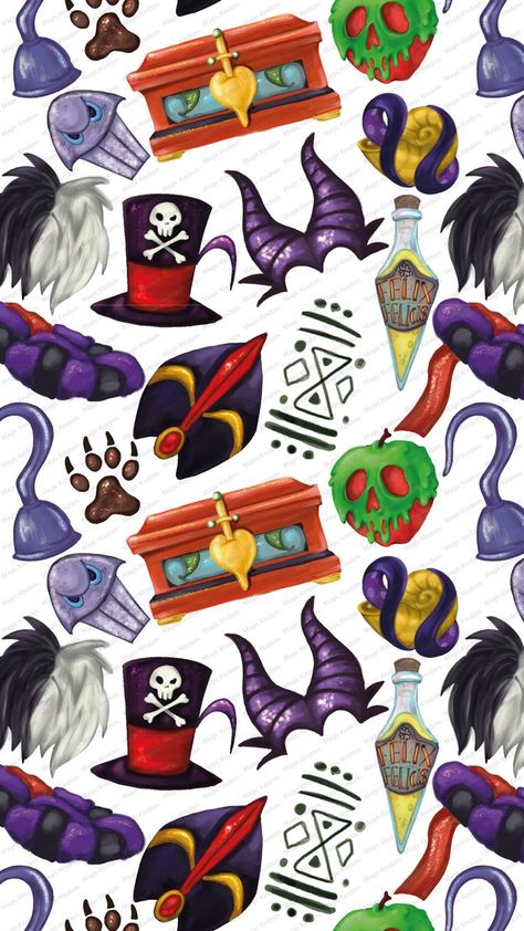 Halloween Disney Villains, Disney Villains Halloween, Boo Disney, Paper Skeleton, Pintar Disney, Villains Halloween, Fall Disney, Disney Fall, Disney Sleeve Tattoos