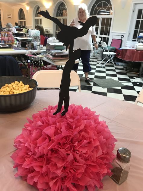 Dirty dancing centerpiece Dirty Dancing Theme Birthday Party, Dirty Dancing Theme Party, Dirty Dancing Party Theme, Dirty Dancing Party, 30th Birthday Party Themes, Dirty Dancing Movie, Grease Party, Best Friend Costumes, Moms 60th