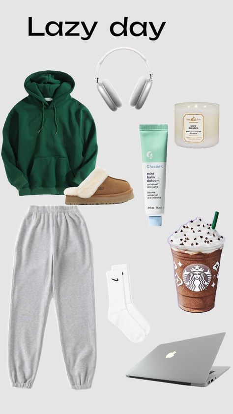 Lazy day #lazy #outfitinspo #thatgirl #uggs #inspo #lazyday #vibes Lazy Day Ideas, Comfy Outfits For School Lazy Days, Comfy School Outfits Lazy Days, Chill Outfits Lazy Days, Lazy But Cute Outfit, Lazy Outfit Ideas, Lazy Day Outfits For School, Lazy Girl Outfits, Comfy Outfit For School