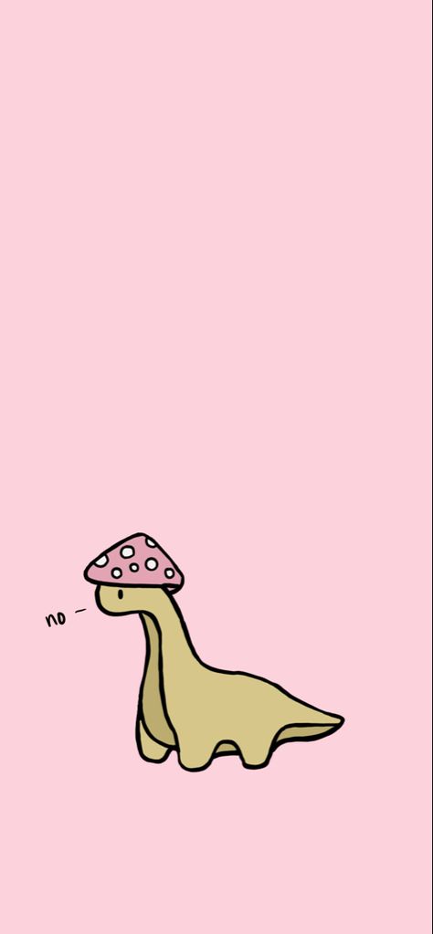 Aesthetic Wallpaper Iphone Mushroom, Preppy Dinosaur Wallpaper, Cute Mushrooms Wallpaper, Cute Mushroom Iphone Wallpaper, Matching Wallpaper Dinosaur, Aesthetic Mushroom Wallpaper Iphone, Iphone Mushroom Wallpaper, Mushroom Dinosaur Drawing, Dinosaur Pfp Aesthetic