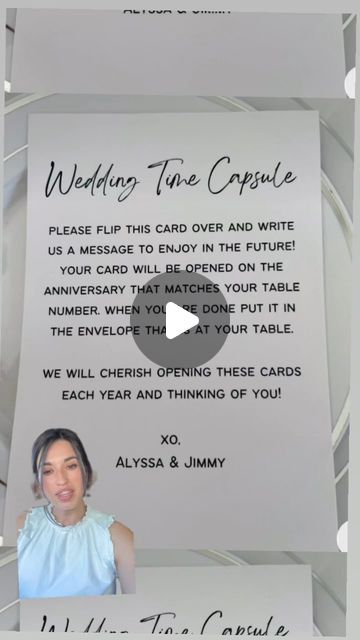 Wedding Time Capsule Ideas, Wedding Personal Touches, Wedding Guest Activities, Wedding Time Capsule, Wedding Cards Keepsake, Wedding Cricut, Wedding Day Tips, Wedding Day Inspiration, Engagement Announcement